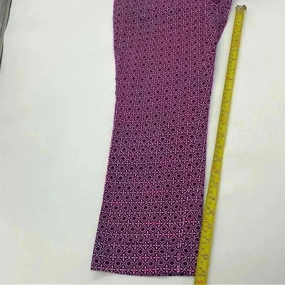 Laundry by Shelli Segal Capris Geometric Design Multicolor Size 4 - Picture 4 of 5